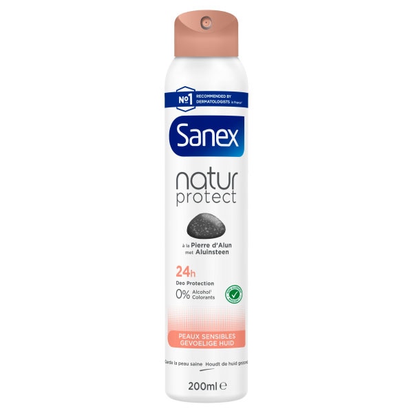 Sanex Natur Protect Aluinsteen Gevoelige huid Deodorant Spray