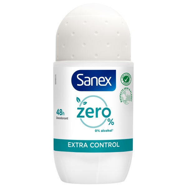 Sanex Zero% Extra control Deodorant Roller