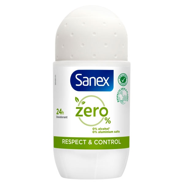 Sanex Zero% Respect & Control Deodorant Roller