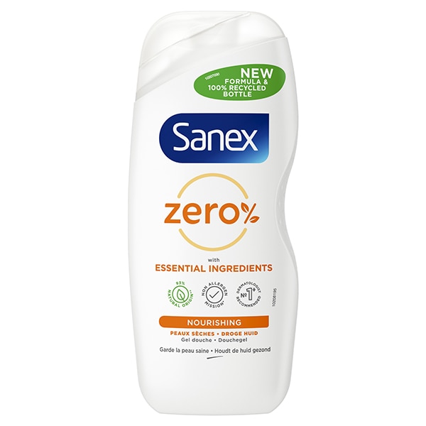 SANEX Zero% Dry Skin Shower Gel (Droge en gevoelige huid)