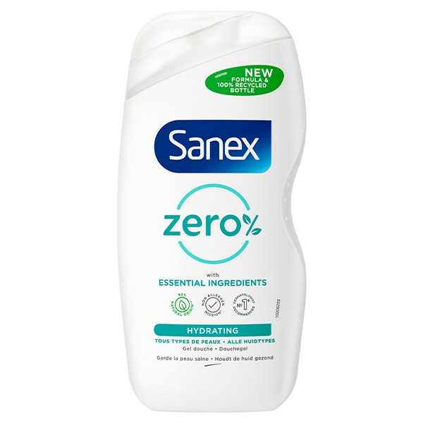 SANEX Zero % Normal Skin Shower Gel (Normale en vette huid)