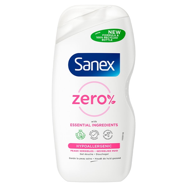SANEX Zero% Sensitive Skin Shower Gel (Gevoelige en atopische huid)