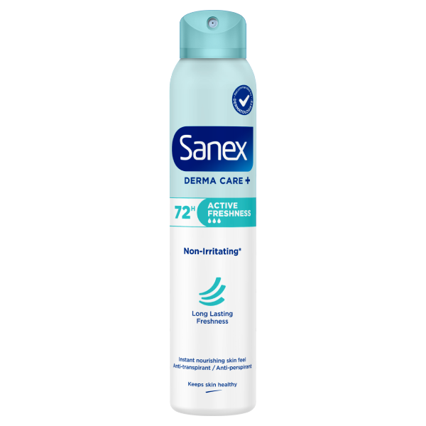 Sanex Derma Care + Active Freshness 72u Anti-transpirant Spray Sanex Derma Care + Active Freshness 72u Anti-transpirant Spray