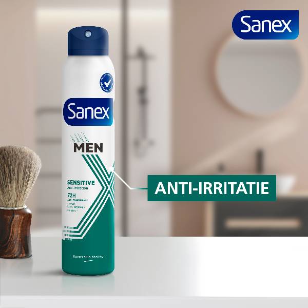Sanex Men Dermo Sensitive 72h Anti-transpirant Spray Sanex Men Dermo Sensitive 72h Anti-transpirant Spray