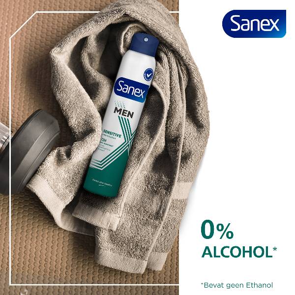 Sanex Men Dermo Sensitive 72h Anti-transpirant Spray Sanex Men Dermo Sensitive 72h Anti-transpirant Spray