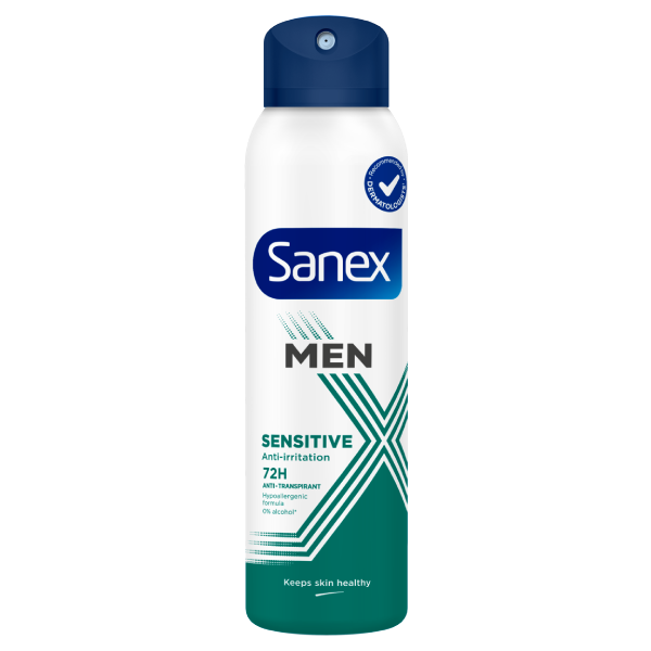 Sanex Men Dermo Sensitive 72h Anti-transpirant Spray Sanex Men Dermo Sensitive 72h Anti-transpirant Spray