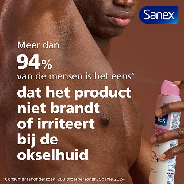 Sanex Derma Care + Invisible 72u Anti-transpirant Deodorant Spray