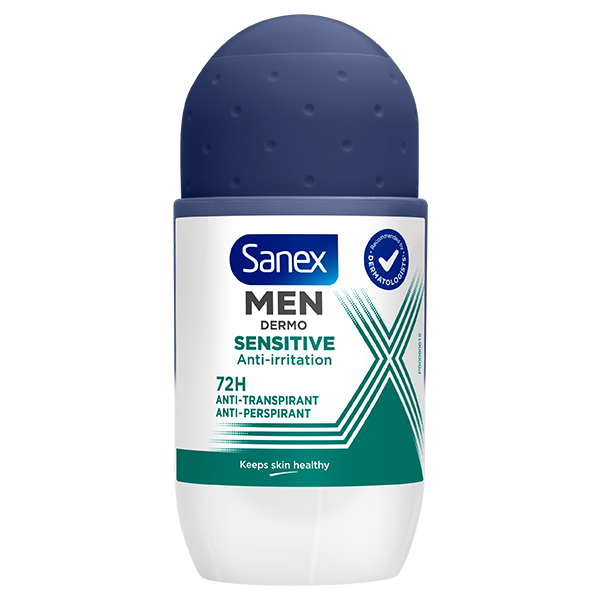Sanex Men Dermo Sensitive 72H Anti-transpirant Roller voor gevoelige huid