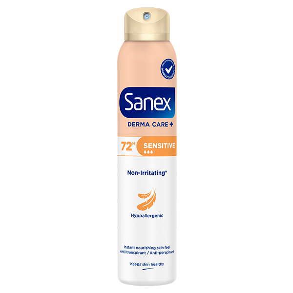 Sanex Derma Care + Sensitive 72h Anti-transpirant Spray Sanex Derma Care + Sensitive 72h Anti-transpirant Spray
