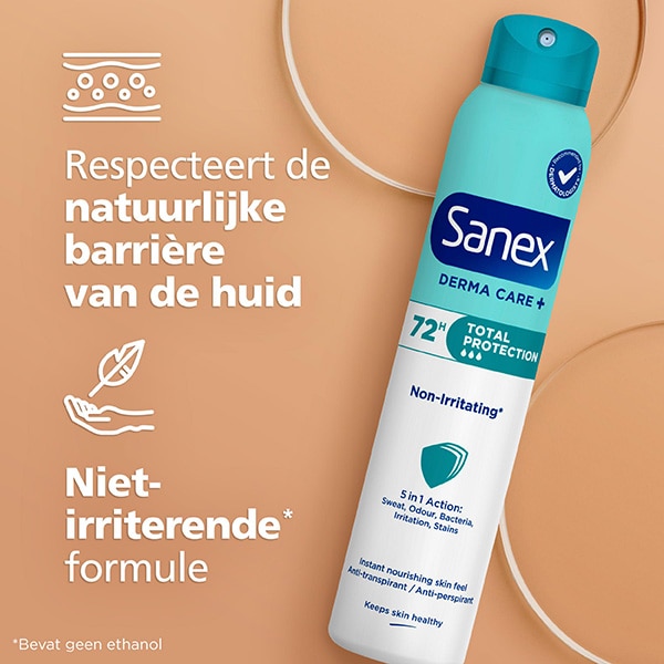 Sanex Derma Care + Total Protection 72u Anti-transpirant Deodorant Spray