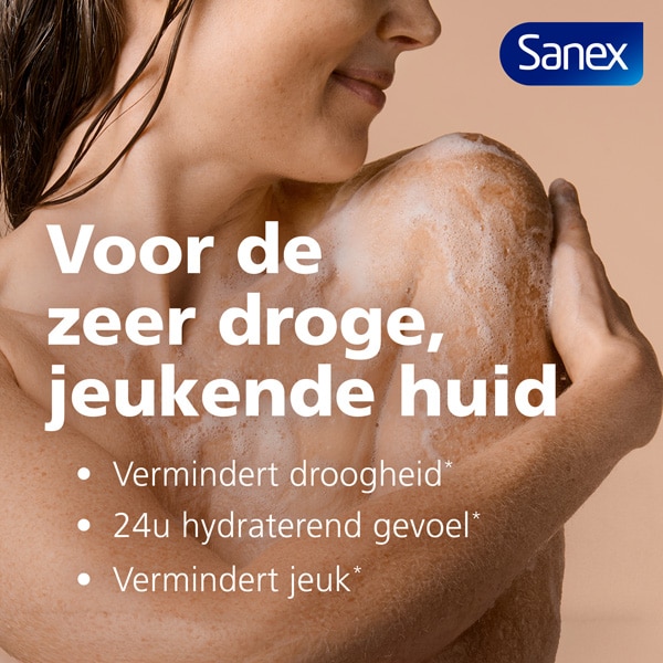 voordelenpictogrammen van Sanex-producten