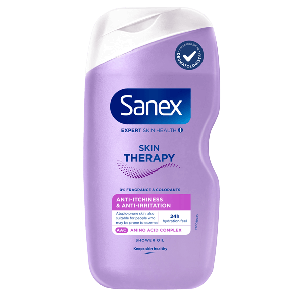 sanex huidtherapie anti-jeuk anti-irritatie olie