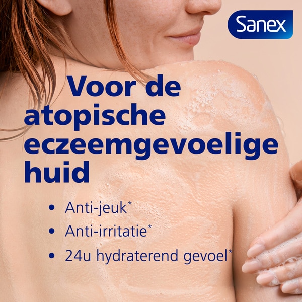 voordelenpictogrammen van Sanex-producten