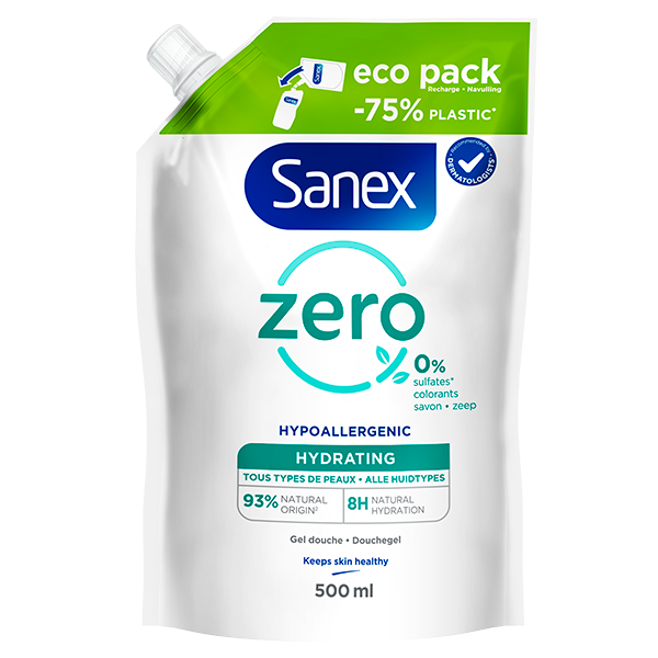 Zero% Hypoallergenic Hydrating Douchegel Navulling Zero% Hypoallergenic Hydrating Douchegel Navulling