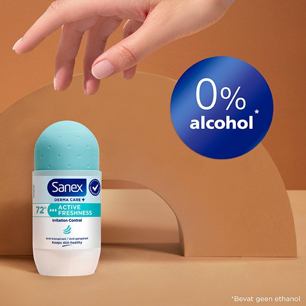 Sanex Derma Care+ Active Freshness 72h Anti-transpirant Roller