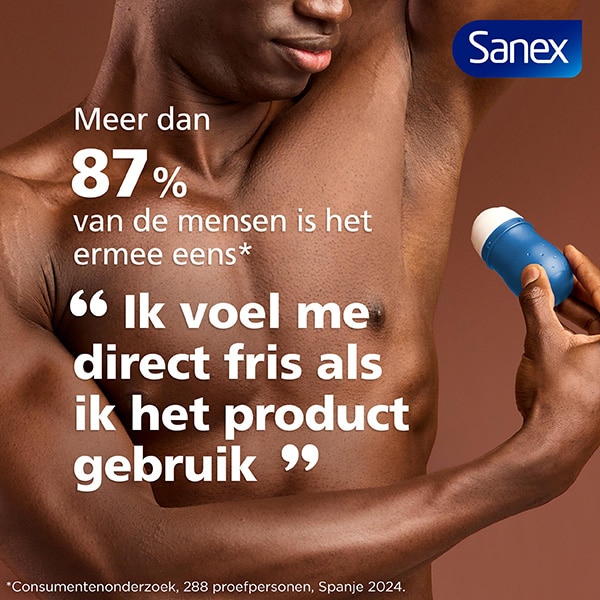 Sanex Derma Care+ Extra Control 72h Anti-transpirant Roller