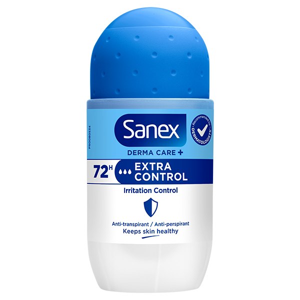Sanex Derma Care+ Extra Control 72h Anti-transpirant Roller